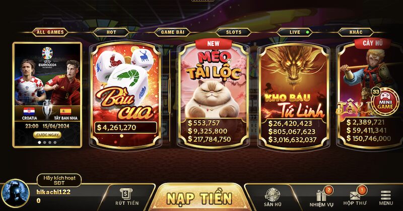 Slot game đẳng cấp